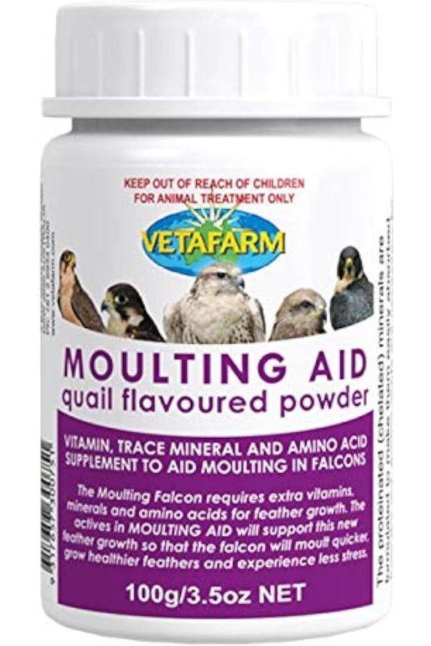 Vetafarm Falcon Moulting Aid Powder Quail - 500gm