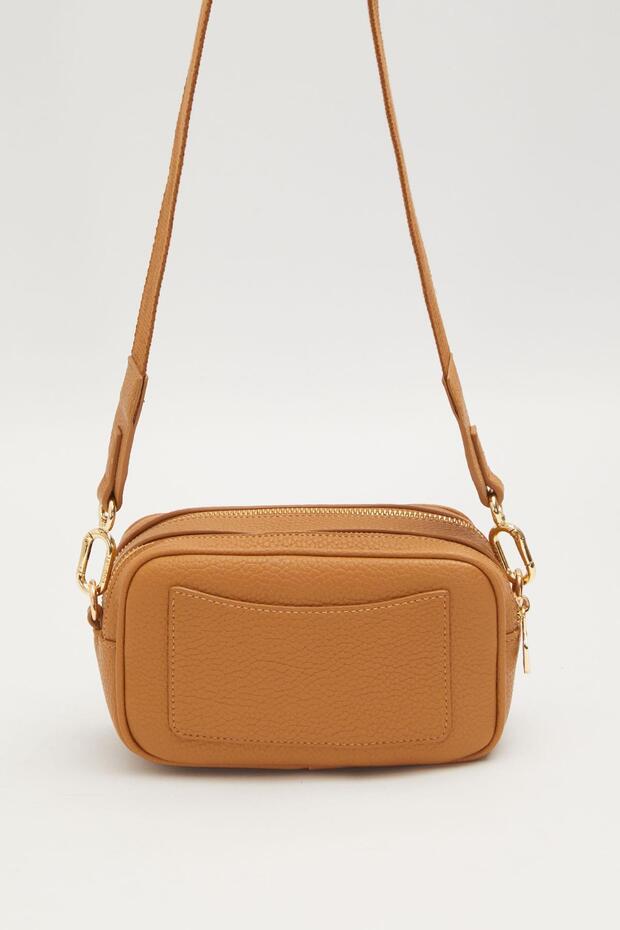 Curea de umăr groasă maro - 4