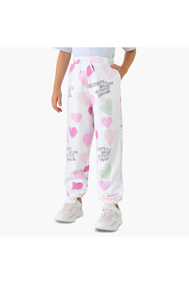 Solid Joggers with Drawstring Closure and Pockets - 1