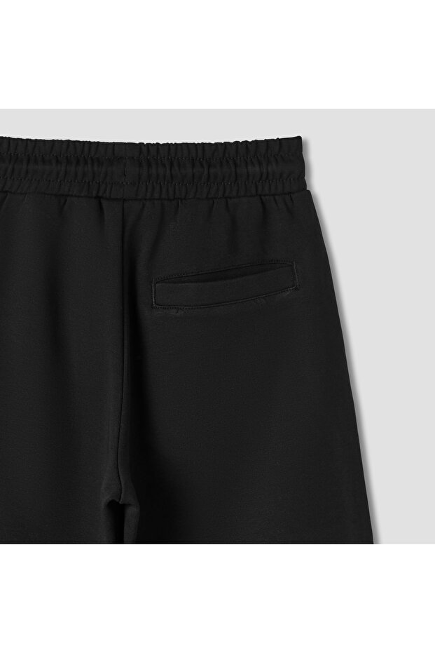 بنطال رياضي سادة مع رباط إغلاق وجيوب - 4