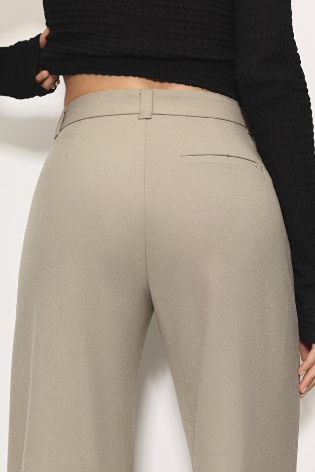 Yüksek belli klasik pantolon - 4