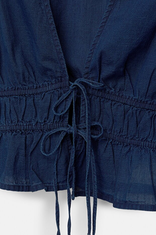 Fiyonklu ve büzgülü top - 6