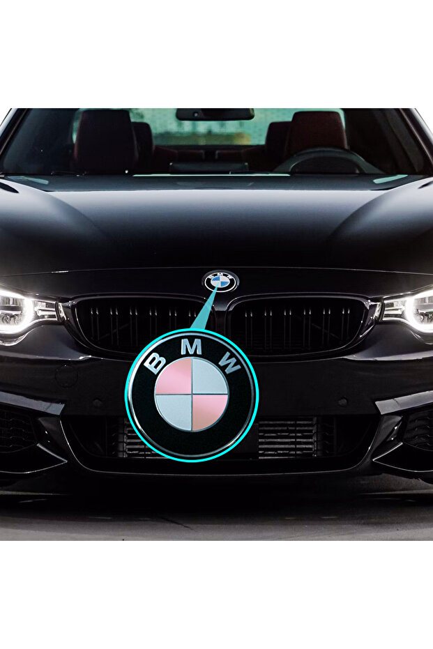 11×4 نصف دائرة + 1×2 نصف دائرة لشعار BMW، مجموعة ملصقات بأحجام مختلفة (46 قطعة)