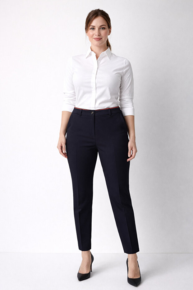 بنطلون عادي مقاس كبير - 1