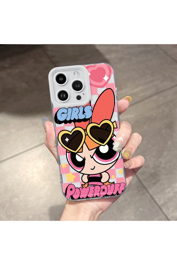 iPhone 14 Pro Max Compatible Case Camera Protected Transparent Ultra Thin Silicone Cover Cute Police