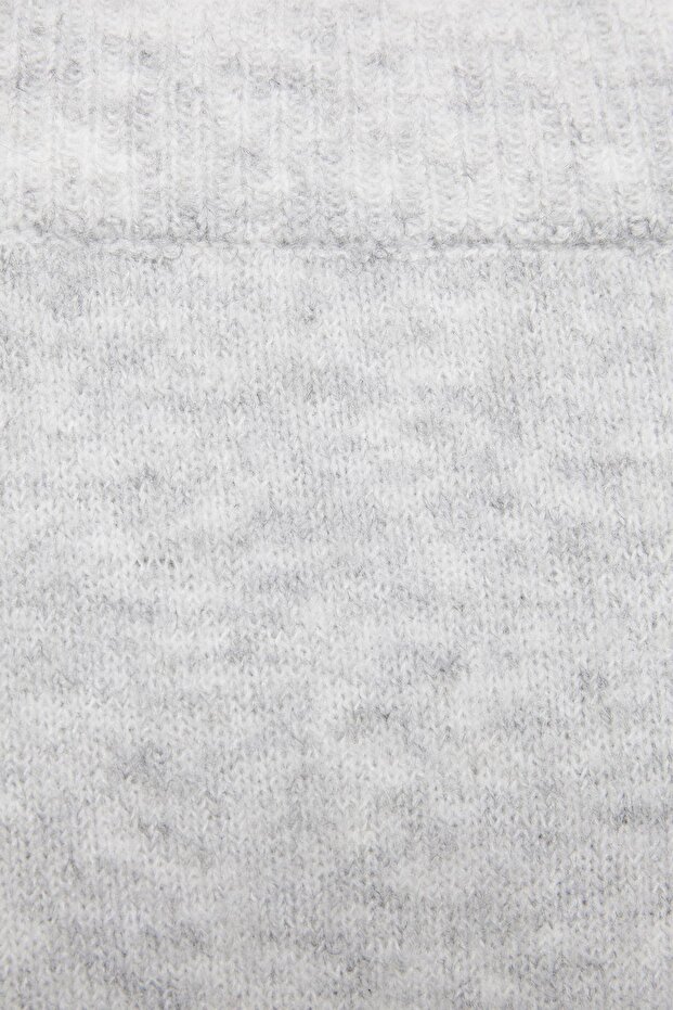 Yumuşak triko midi etek - 6