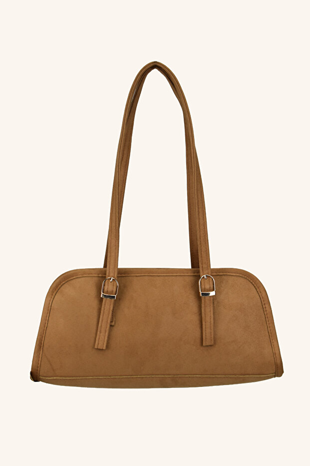 Chic Model Süet Baget Çanta - Taba - 4