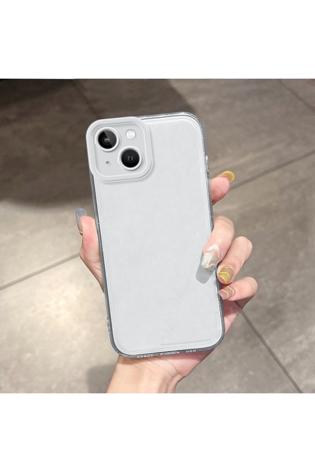 iPhone 13 Compatible Case Camera Protected Transparent Ultra Thin Silicone Cover