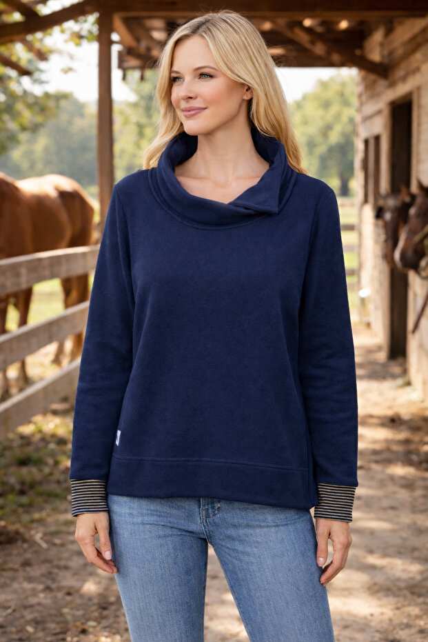 Balıkçı Yaka Sweat - 3