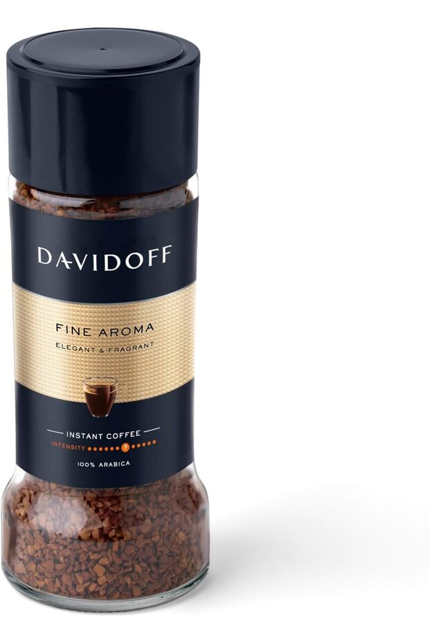 Fine Aroma Instant Coffee Premium Arabica Soluble Jar (90g)