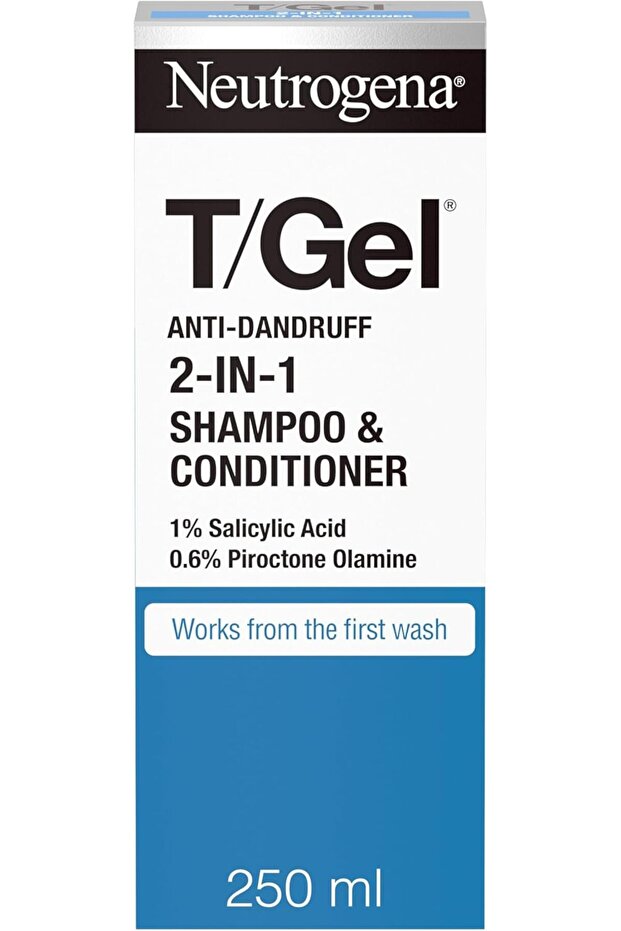 Gel 2 in 1 Anti Dandruff Shampoo and Conditioner, 250ml