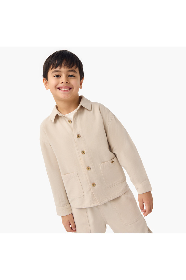 طقم قميص وبنطال سادة - 2