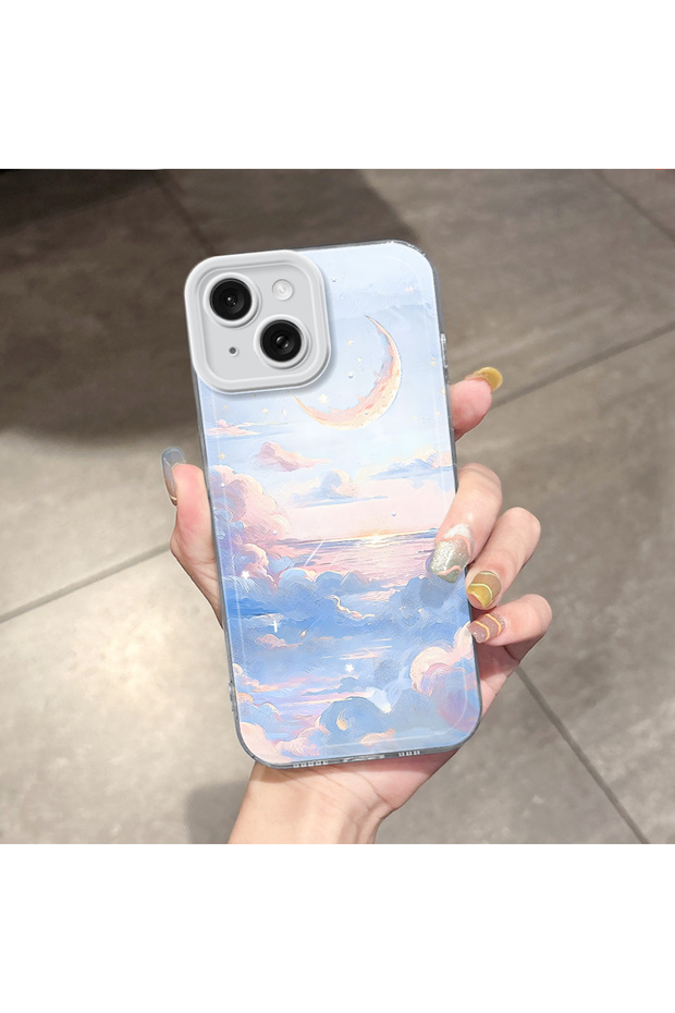 iPhone 15 Compatible Case Camera Protection Transparent Ultra Thin Silicone Cover