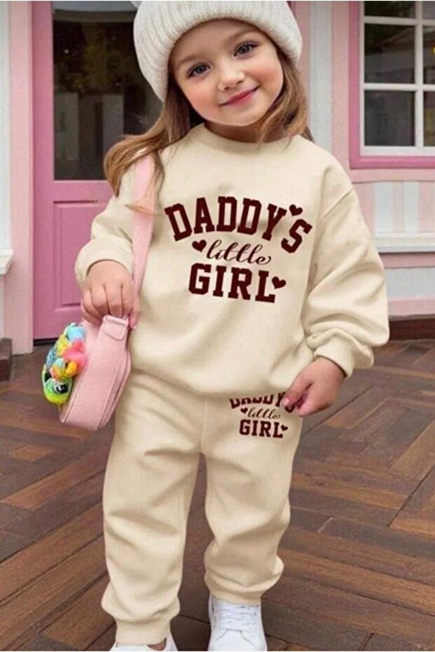 Girl's Transitional Fabric Bottom and Top Set