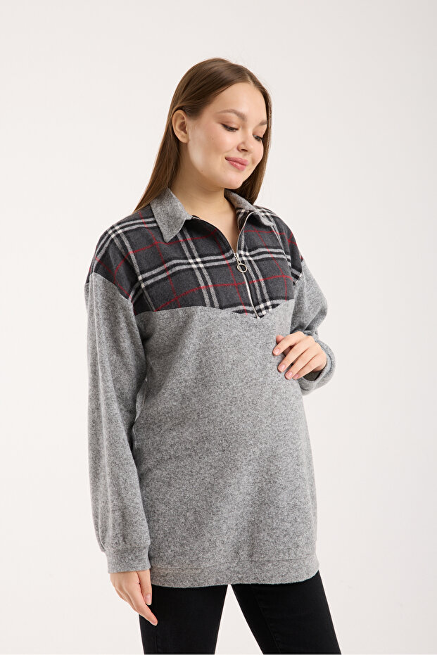 OVERSİZE ÖRME TUNİK - 2