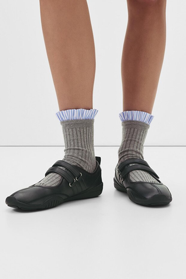 Karma Kumaş Çorap - 1