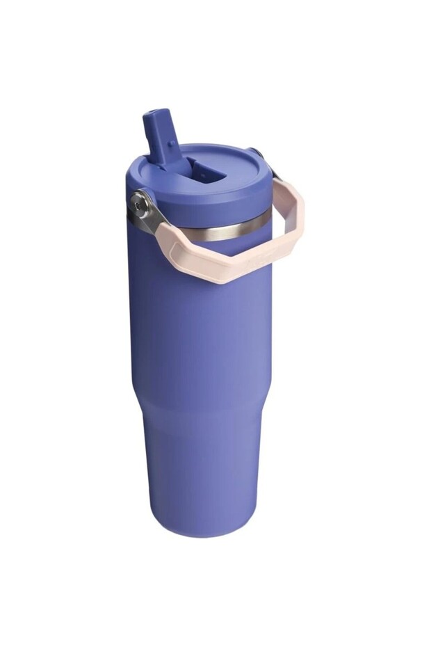 The Iceflow Flip Straw Thermos Cup with Straw 0.89 Lt (30 oz) - Lupine - 2