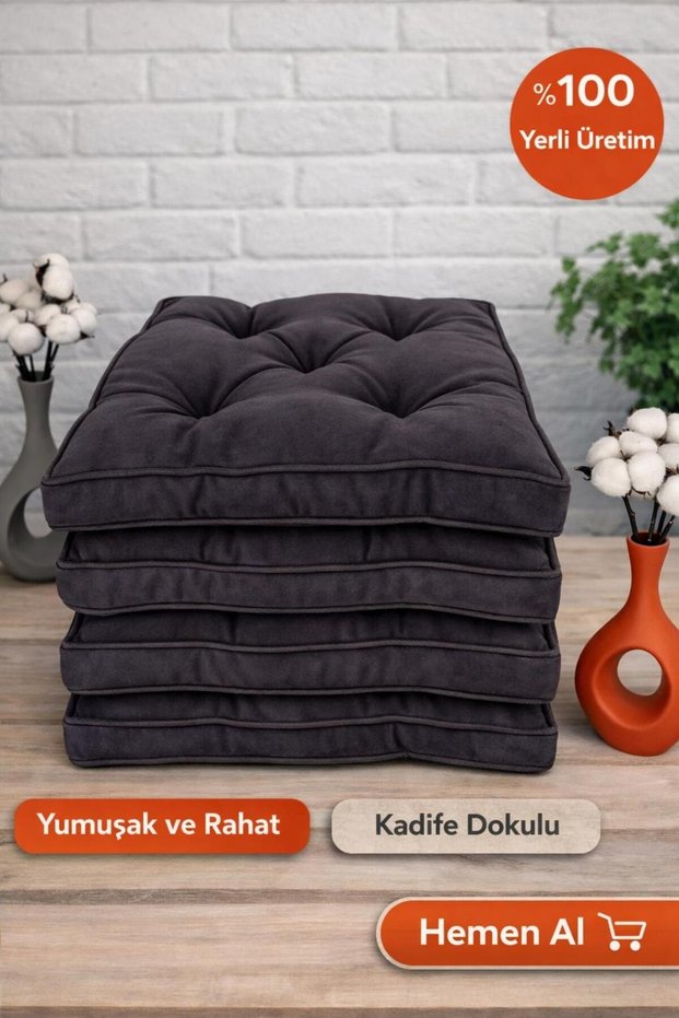 SİLİKONLU FİTİLLİ SANDALYE MİNDERİ
