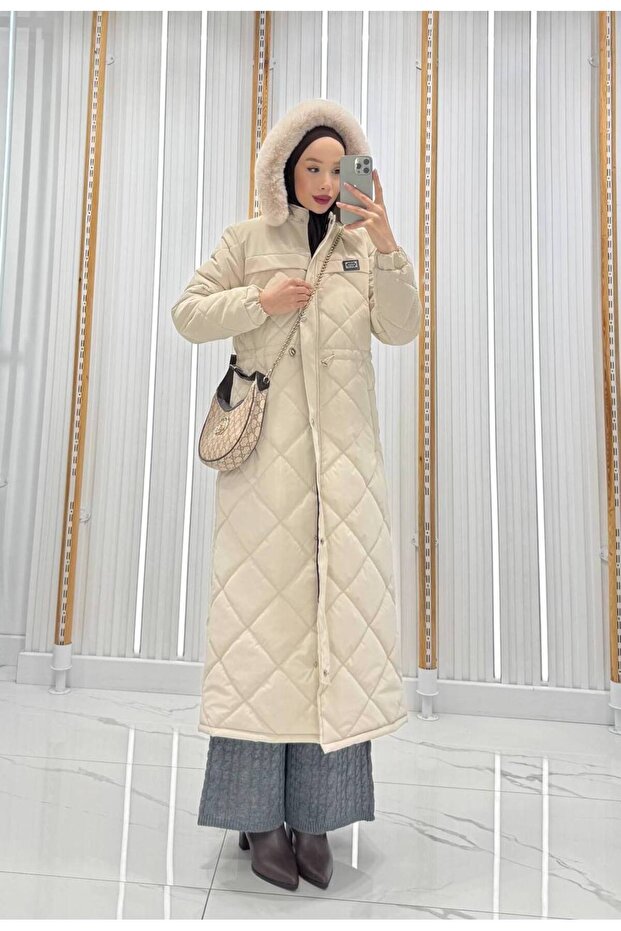 Kapitone şişme mont - 5