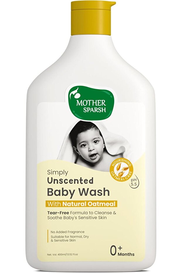 Simply Unscented Baby Wash With Natural Oatmeal- 400ml