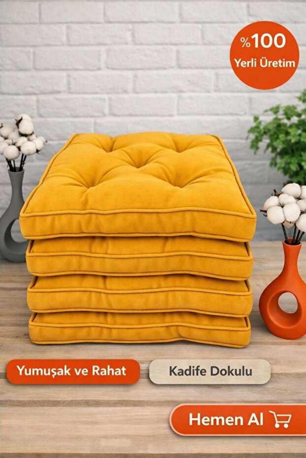 SİLİKONLU FİTİLLİ SANDALYE MİNDERİ - 1