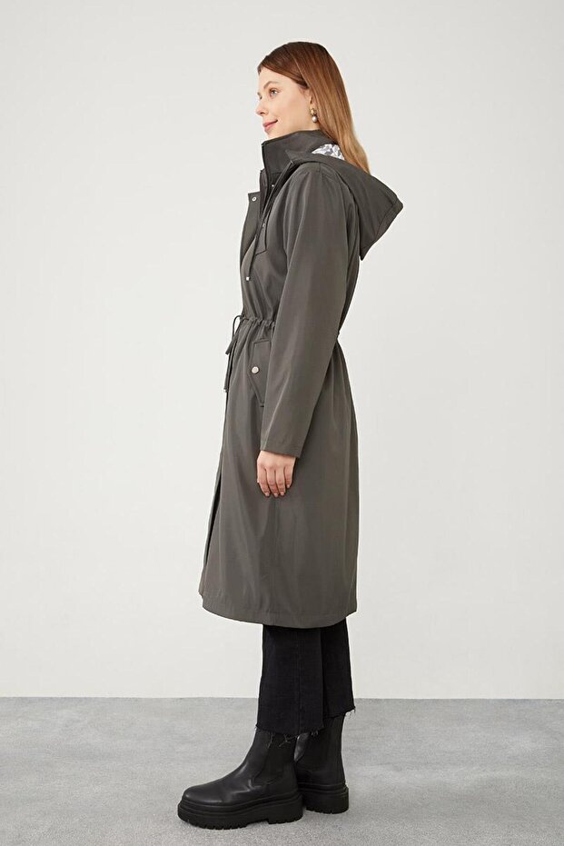 Anthracite Patterned Hat Cap - 5