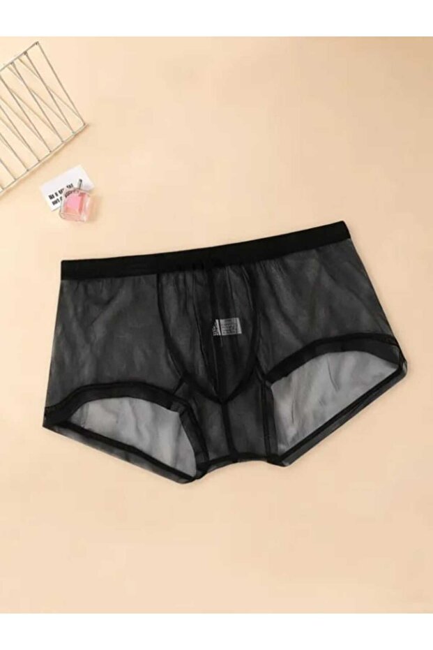 Transparan Şeffaf Boxer - 1