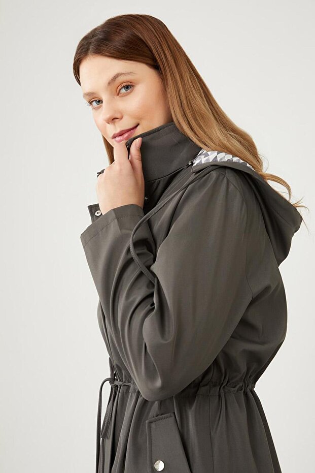 Anthracite Patterned Hat Cap - 4