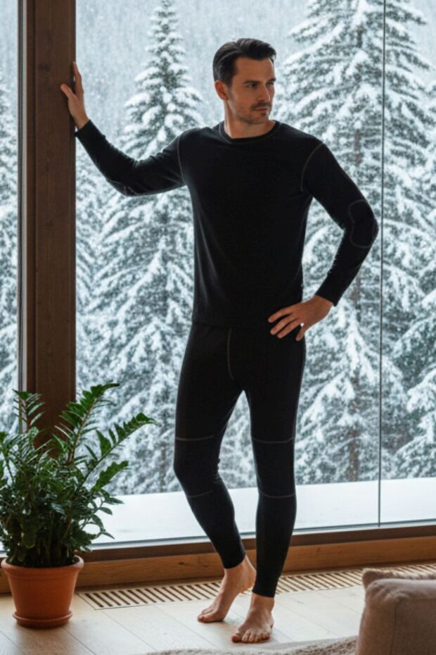 Active Plus Yetişkin Termal İçlik Set Siyah - 2