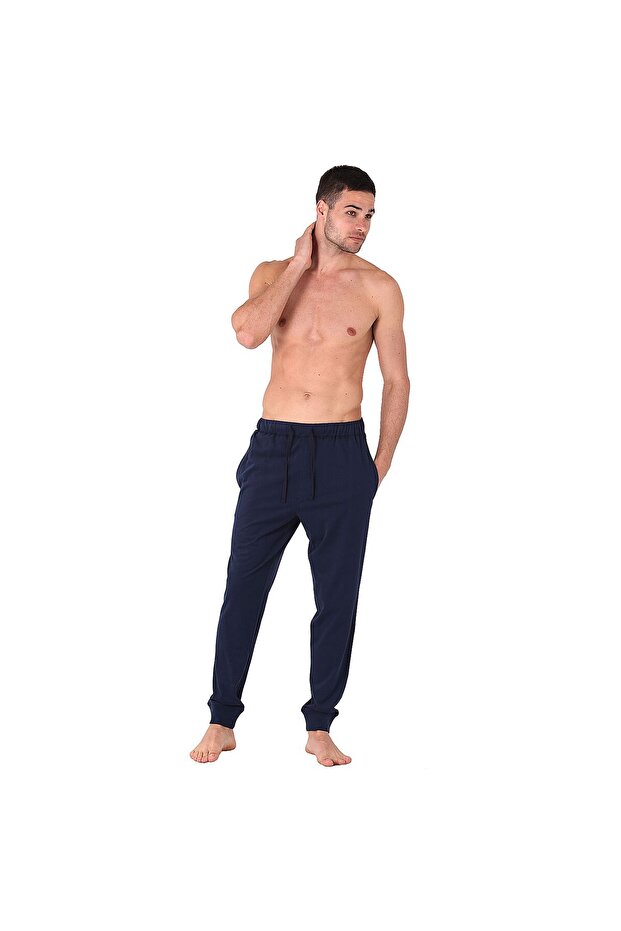 Basic Pantolon Lacivert - 3