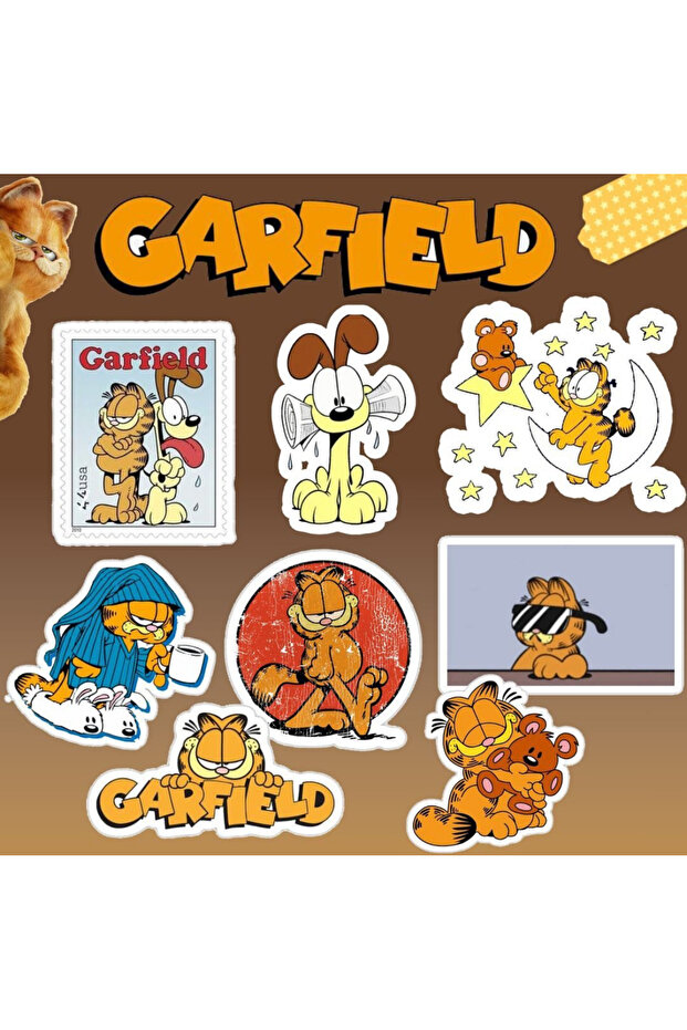 Garfield Sticker Set | Laptop Notebook Phone Sticker Journal