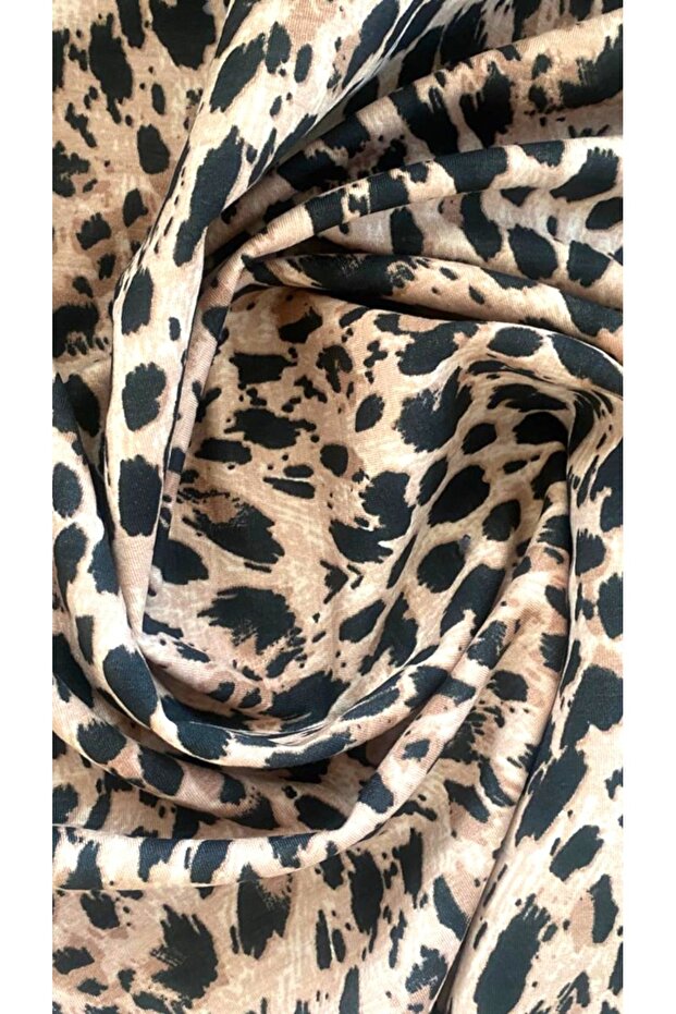 توب قصير بكم واحد بنقشة الفهد - 3