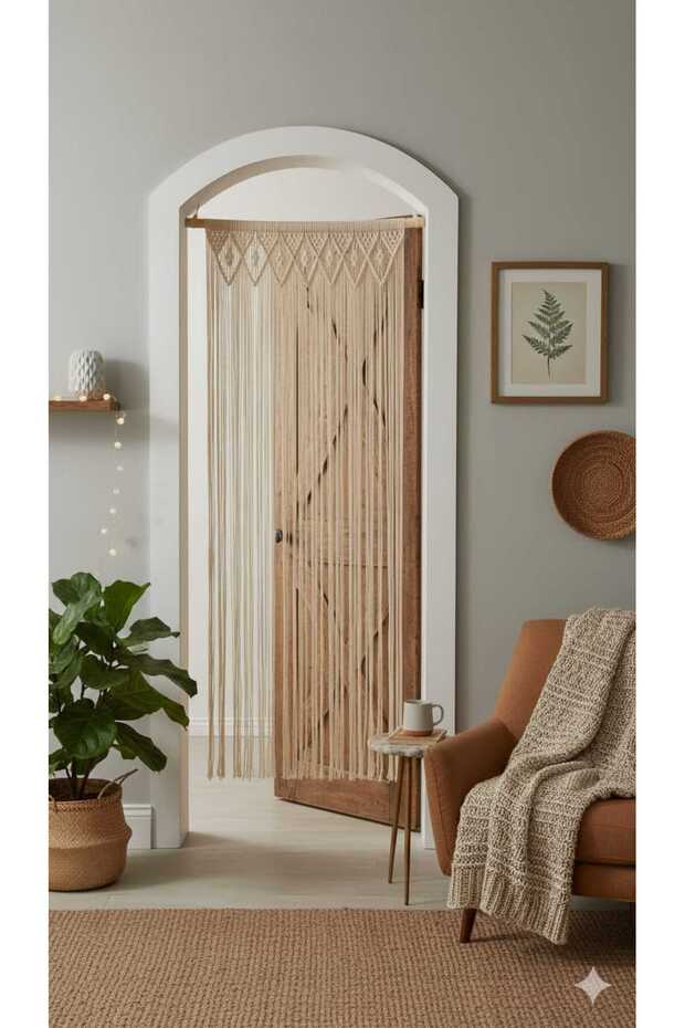 Makrome Perde Kapı Duvar Susu - 2