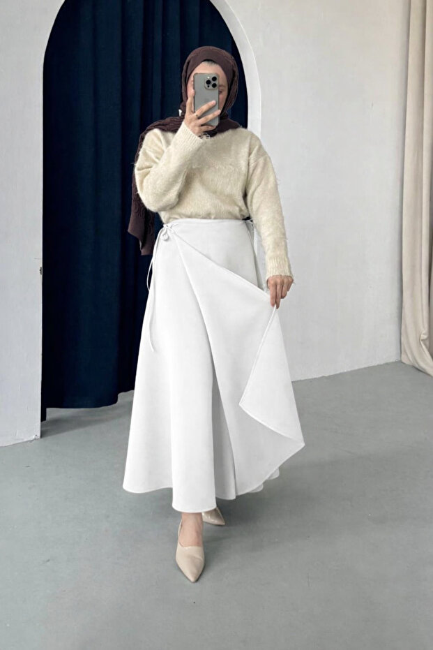 bağlamalı scuba etek - 1