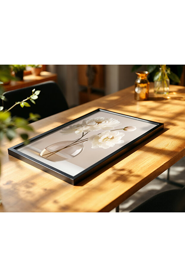 Çerçeveli 2 Parça Ahşap Tablo, - 3