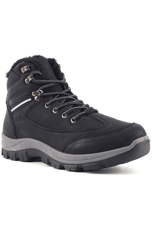 Int Magnus-Krk Men's Black Shearling Outdoor Boots