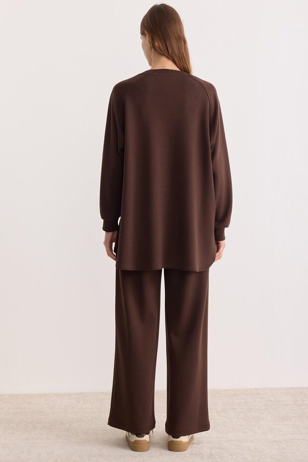 Modal Basic Suit Bitter Brown - 7