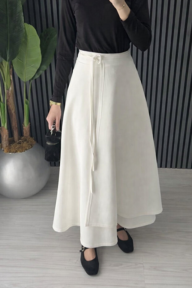 bağlamalı scuba etek - 3