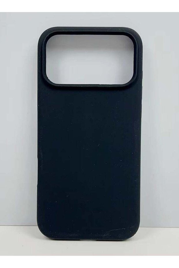 Shockproof Silicone Case for iPhone 17 Pro Max – Full Camera Protection – black Matte Finish