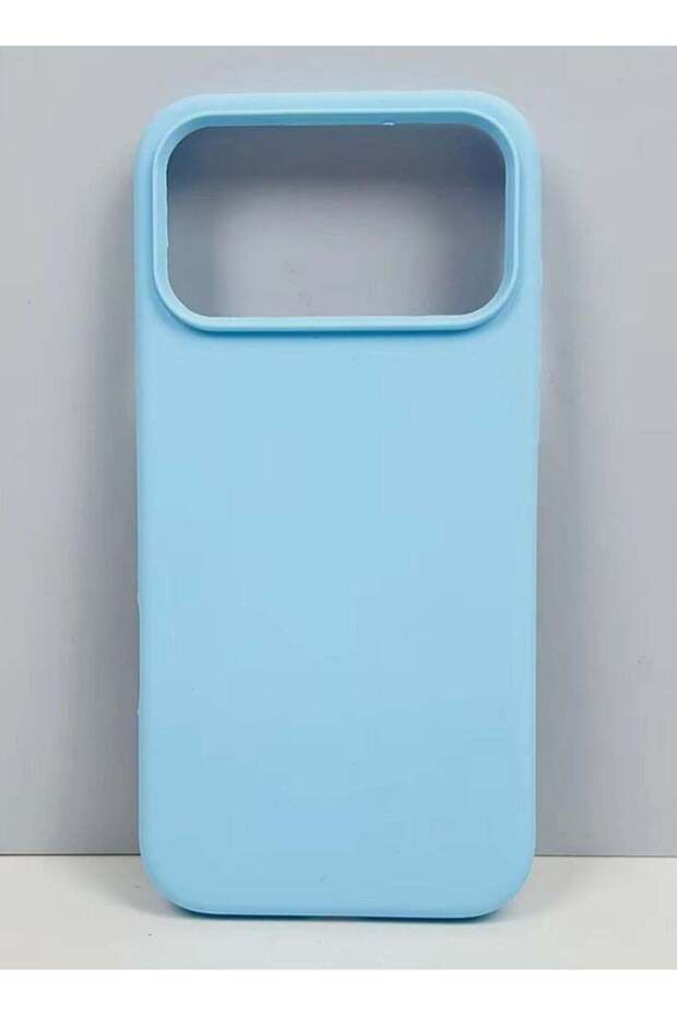 Generic iPhone 17 Pro Soft Silicone Case – Raised Edges, Minimal Look, Lens Shield – Crystal Blu
