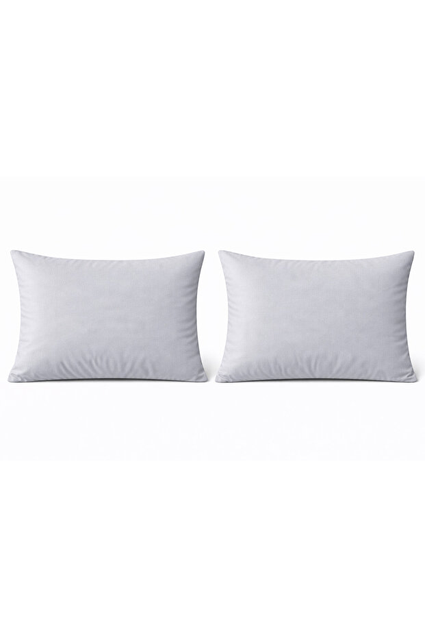 Ranforce 100% Cotton Pillowcase Set of 2 Light Gray