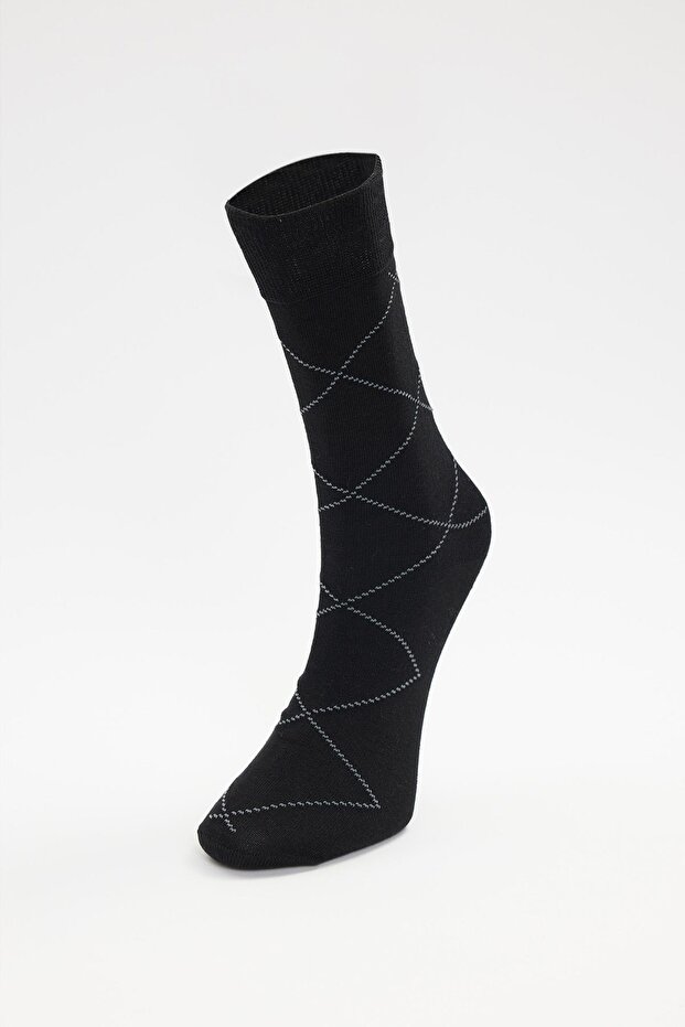 حزمة من ثلاثة أزواج من الجوارب الكلاسيكية المزخرفة - 2