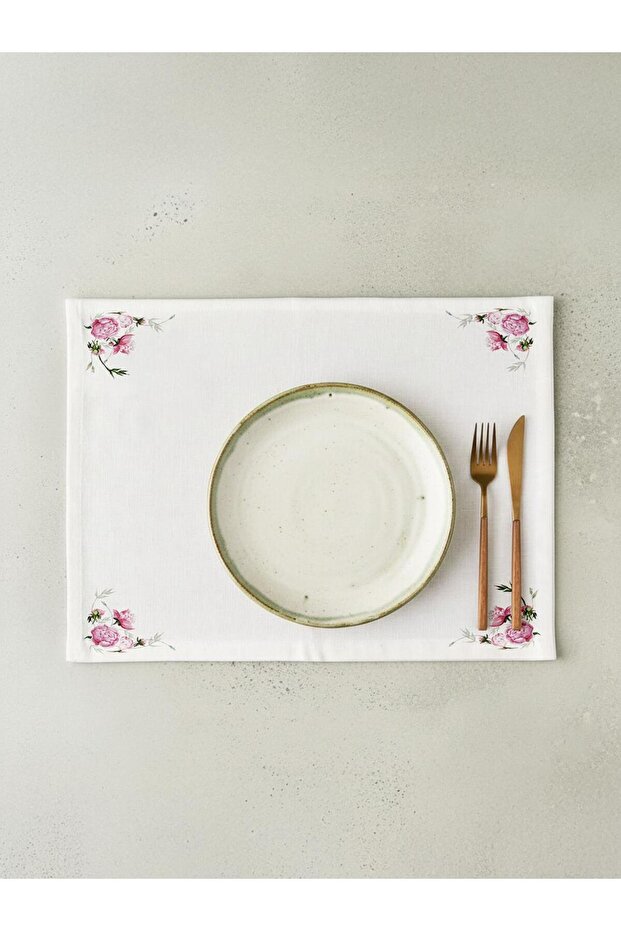 Mini Floral Cotton Piece Set of 6, Placemat Set