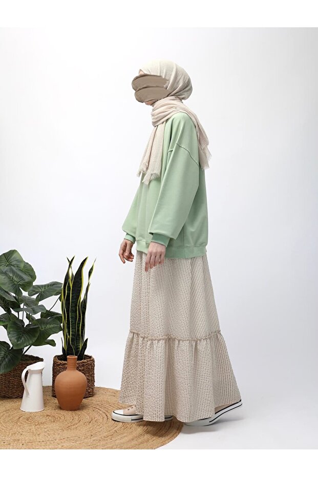 Genç Sweatshirt - Yonca yeşili - 4