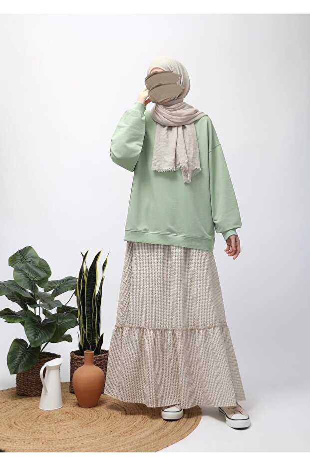 Genç Sweatshirt - Yonca yeşili - 8