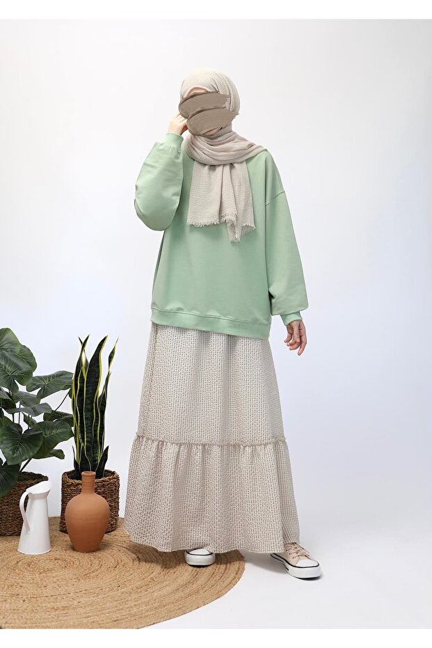 Genç Sweatshirt - Yonca yeşili - 5