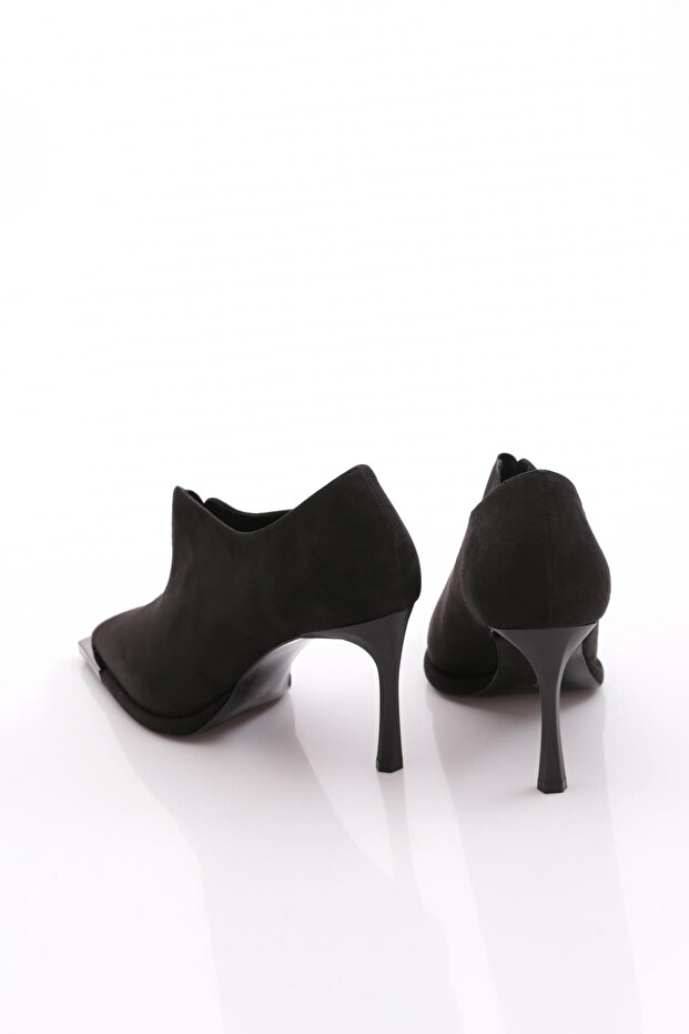 1830 Kadin Gold Detatli Topuklu Bot - 3