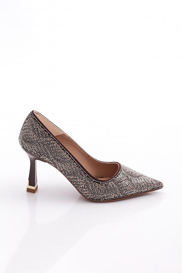 7701 Women's Stone-Embellished Heeled Shoes