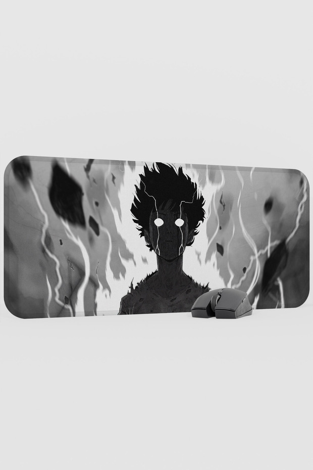Mob Psycho 100 Anime V1 - 70X30 XL Gaming Rubber Non-Slip Base Mouse Pad Mouse Mat