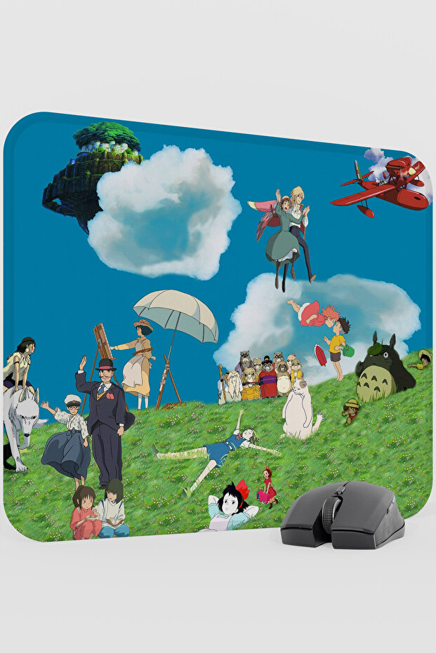 Miyazaki Anime V2 - 48X40 XL لوحة ماوس مطاطية للألعاب غير قابلة للانزلاق